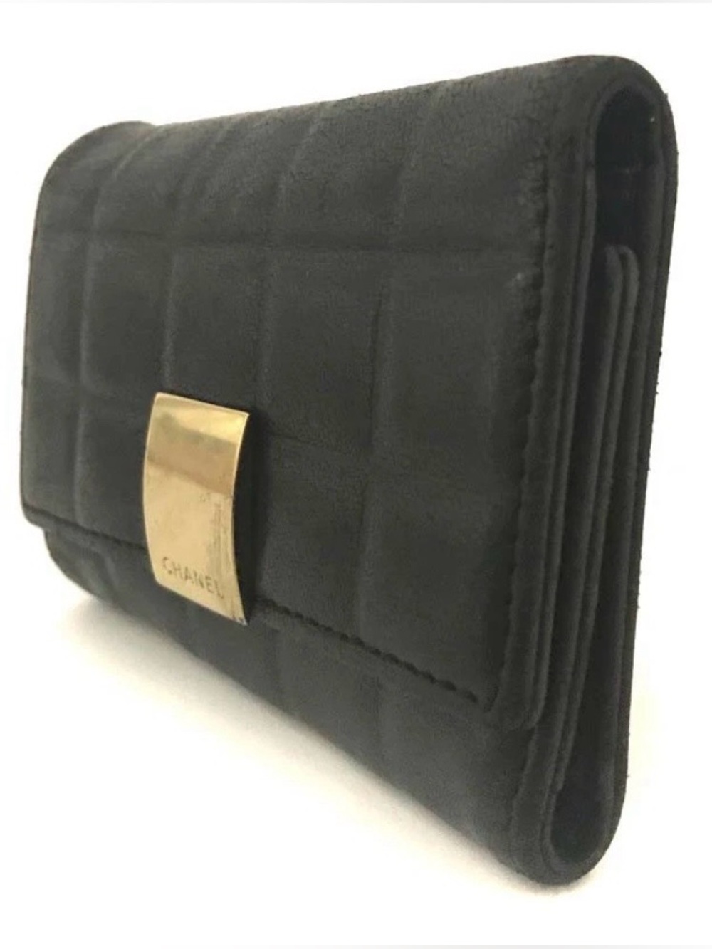 CHANEL Chocolate Bar Lambskin 6‑Ring Key Case Black | Auth - Picture 7 of 9